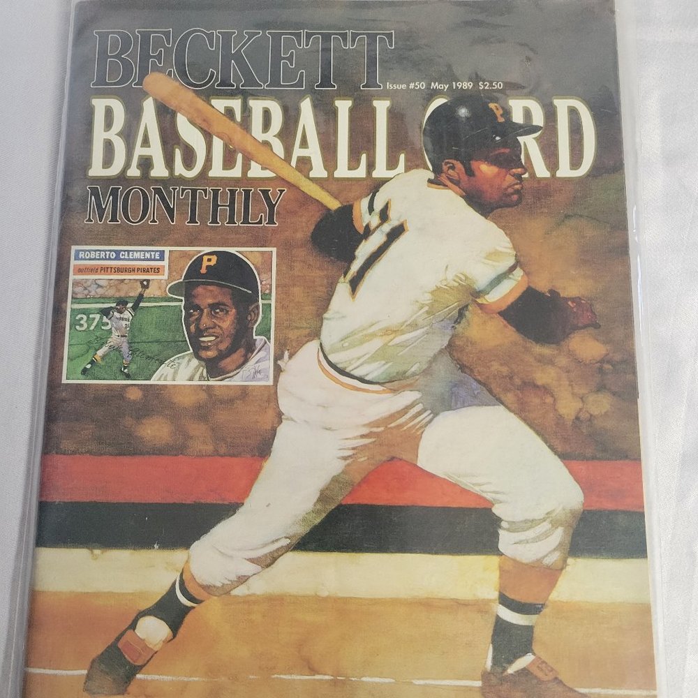 Roberto Clement Pittsburgh Pirates Beckett Monthly May 1989 #69